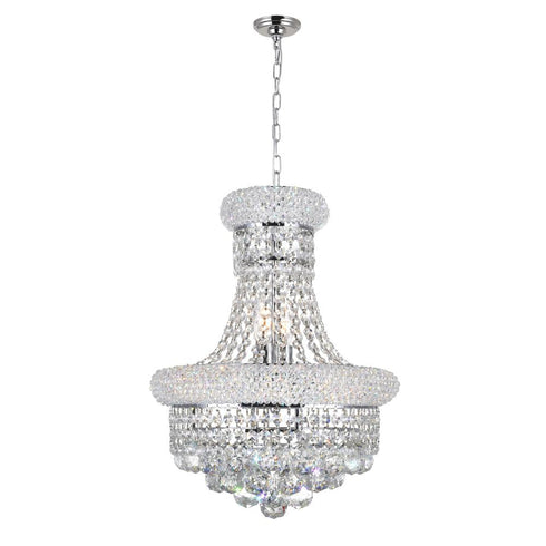 CWI Lighting Empire 6 Light Chandelier With in Chrome Finish Model: 8001P14C