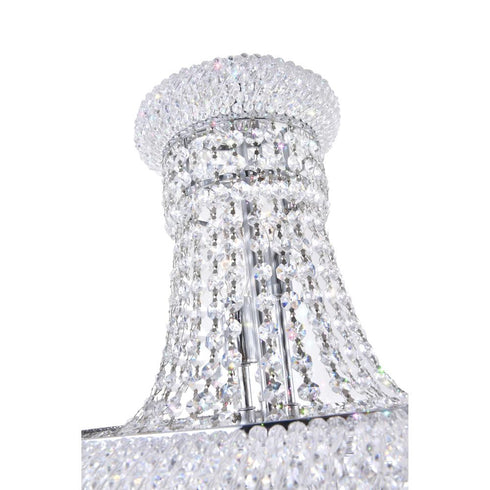 CWI Lighting Empire 8 Light Down Chandelier With in Chrome Finish Model: 8001P18C