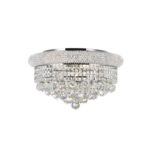 CWI Lighting Empire 8 Light Flush Mount With in Chrome Finish Model: 8001C20C