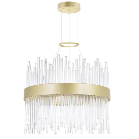 CWI Lighting Genevieve LED Chandelier With in Medallion Gold Finish Model: 1063P16-169