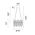 CWI Lighting Genevieve LED Chandelier With in Medallion Gold Finish Model: 1063P16-169
