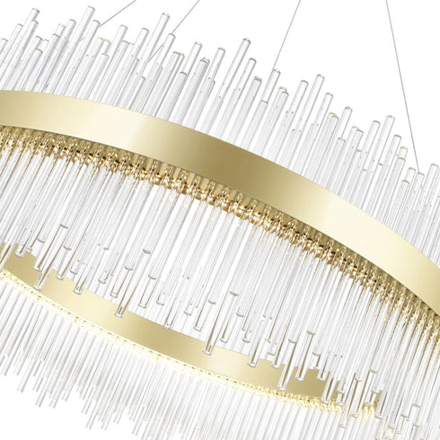 CWI Lighting Genevieve LED Chandelier With in Medallion Gold Finish Model: 1063P32-169