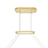 CWI Lighting Genevieve LED Chandelier With in Medallion Gold Finish Model: 1063P47-169-RC