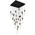CWI Lighting Greta Integrated LED Black Chandelier Model: 1589P28-25-101