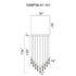 CWI Lighting Greta Integrated LED Black Chandelier Model: 1589P36-41-101