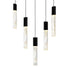 CWI Lighting Greta Integrated LED Black Mini Pendant Model: 1589P12-5-101