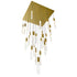 CWI Lighting Greta Integrated LED Brass Chandelier Model: 1589P28-25-624