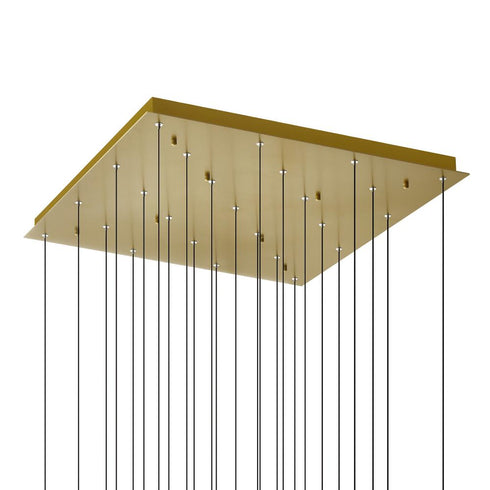 CWI Lighting Greta Integrated LED Brass Chandelier Model: 1589P28-25-624