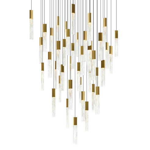 CWI Lighting Greta Integrated LED Brass Chandelier Model: 1589P36-41-624