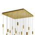 CWI Lighting Greta Integrated LED Brass Chandelier Model: 1589P36-41-624