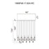 CWI Lighting Greta Integrated LED Brass Chandelier Model: 1589P48-17-624-RC