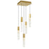 CWI Lighting Greta Integrated LED Brass Mini Pendant Model: 1589P12-5-624