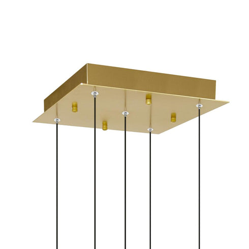 CWI Lighting Greta Integrated LED Brass Mini Pendant Model: 1589P12-5-624