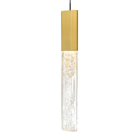 CWI Lighting Greta Integrated LED Brass Mini Pendant Model: 1589P5-1-624