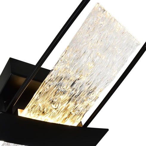 CWI Lighting Guadiana Integrated LED Black Wall Light Model: 1246W8-101