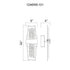CWI Lighting Guadiana Integrated LED Black Wall Light Model: 1246W8-101