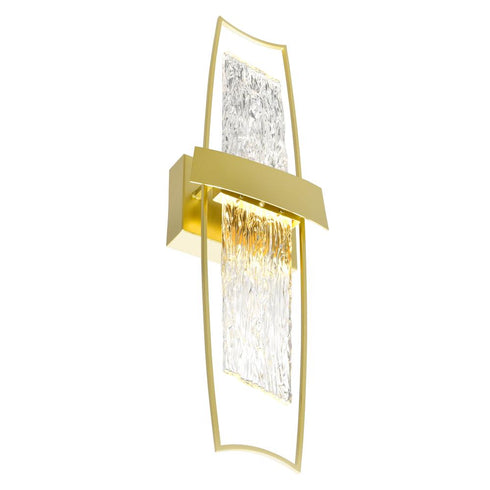 CWI Lighting Guadiana Integrated LED Satin Gold Wall Light Model: 1246W8-602