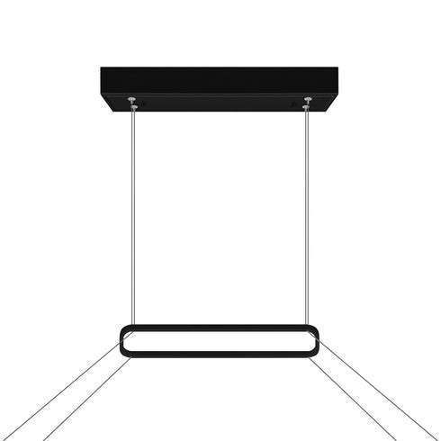 CWI Lighting Himalayas Integrated LED Black Chandelier Model: 1601P48-101