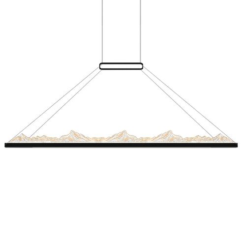 CWI Lighting Himalayas Integrated LED Black Chandelier Model: 1601P62-101