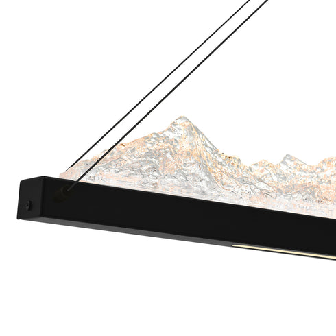 CWI Lighting Himalayas Integrated LED Black Chandelier Model: 1601P62-101