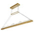 CWI Lighting Himalayas Integrated LED Brass Chandelier Model: 1601P48-624