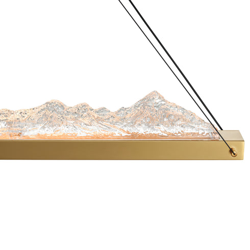 CWI Lighting Himalayas Integrated LED Brass Chandelier Model: 1601P48-624