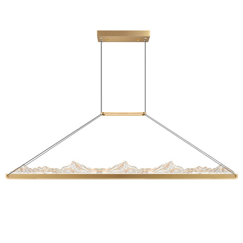 CWI Lighting Himalayas Integrated LED Brass Chandelier Model: 1601P62-624