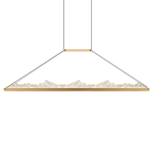 CWI Lighting Himalayas Integrated LED Brass Chandelier Model: 1601P62-624