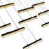CWI Lighting Integrated LED Black Chandelier Model: 1588P60-14-101
