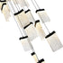 CWI Lighting Lava Integrated LED Black Chandelier Model: 1587P24-17-101