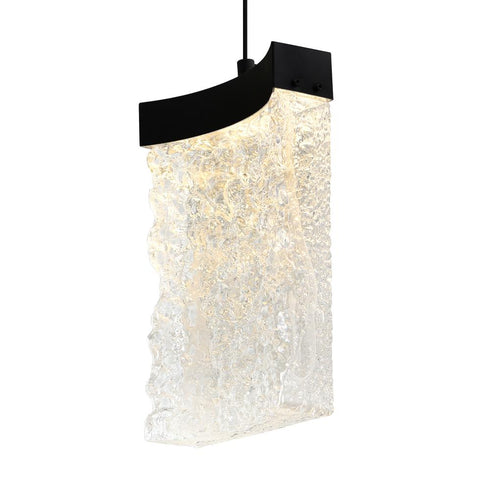 CWI Lighting Lava Integrated LED Black Chandelier Model: 1587P24-17-101