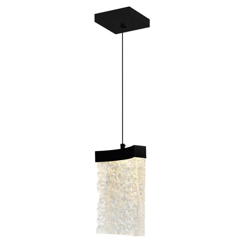 CWI Lighting Lava Integrated LED Black Mini Pendant Model: 1587P6-1-101