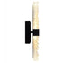 CWI Lighting Lava Integrated LED Black Wall Light Model: 1587W20-2-101