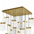 CWI Lighting Lava Integrated LED Brass Chandelier Model: 1587P36-33-624