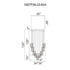 CWI Lighting Lava Integrated LED Brass Chandelier Model: 1587P36-33-624