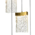 CWI Lighting Lava Integrated LED Brass Chandelier Model: 1587P48-14-624-RC