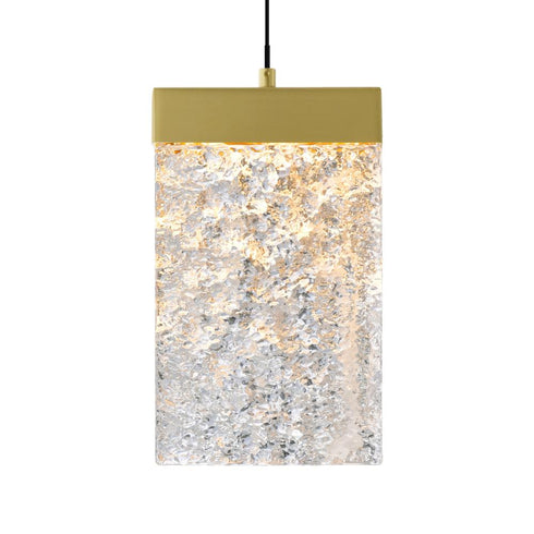 CWI Lighting Lava Integrated LED Brass Mini Pendant Model: 1587P6-1-624