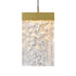 CWI Lighting Lava Integrated LED Brass Mini Pendant Model: 1587P6-1-624