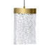 CWI Lighting Lava Integrated LED Brass Mini Pendant Model: 1587P6-1-624