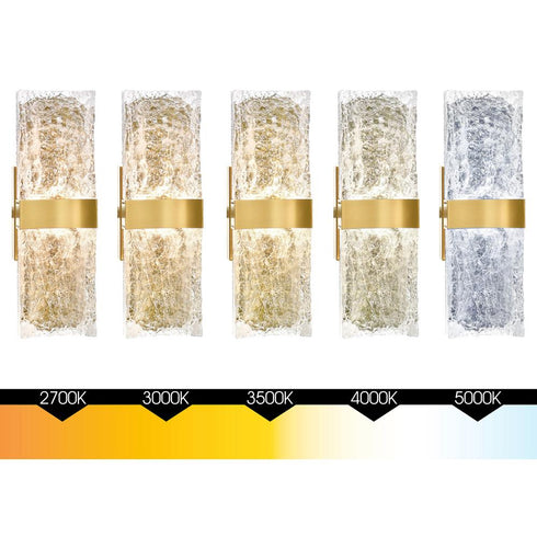 CWI Lighting Lava Integrated LED Brass Wall Light Model: 1587W20-2-624
