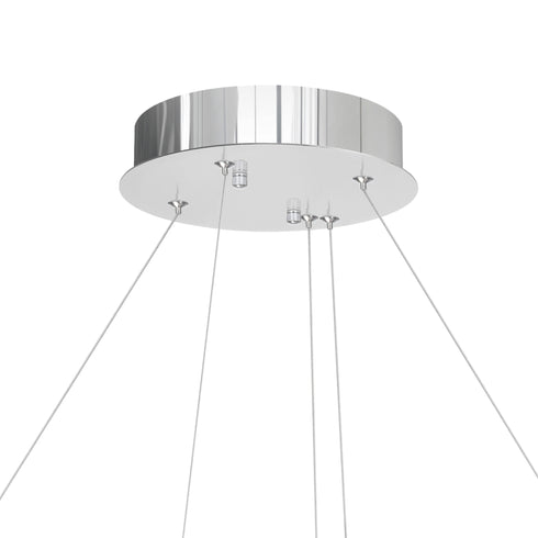 CWI Lighting Madeline LED Chandelier With Chrome Finish Model: 1044P32-601-R-1C