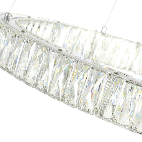 CWI Lighting Madeline LED Chandelier With Chrome Finish Model: 1044P32-601-R-1C