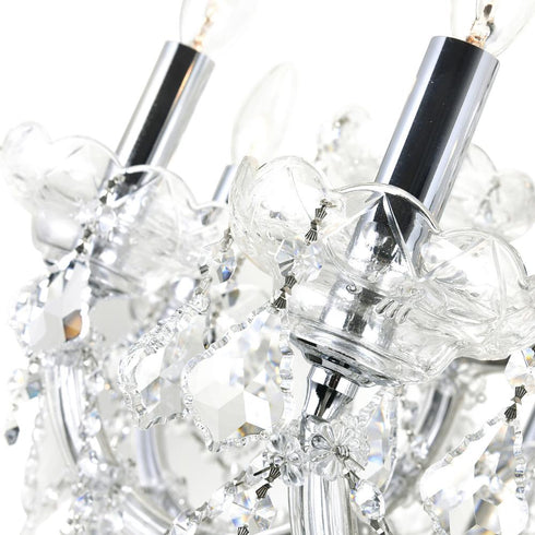 CWI Lighting Maria Theresa 13 Light Up Chandelier With in Chrome Finish Model: 8311P30C-13 (Clear)