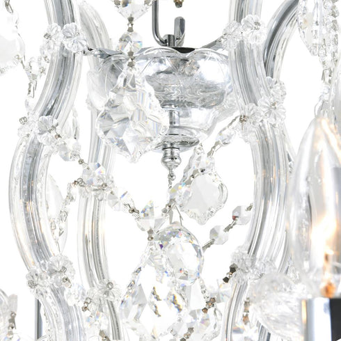 CWI Lighting Maria Theresa 13 Light Up Chandelier With in Chrome Finish Model: 8311P30C-13 (Clear)