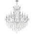 CWI Lighting Maria Theresa 19 Light Up Chandelier With in Chrome Finish Model: 8311P32C-19 (Clear)