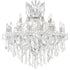 CWI Lighting Maria Theresa 25 Light Up Chandelier With in Chrome Finish Model: 8318P36C-25 (Clear)