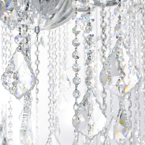 CWI Lighting Maria Theresa 33 Light Up Chandelier With in Chrome Finish Model: 8318P42C-33 (Clear)