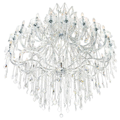 CWI Lighting Maria Theresa 49 Light Up Chandelier With in Chrome Finish Model: 8318P60C-49 (Clear)-A
