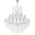 CWI Lighting Maria Theresa 49 Light Up Chandelier With in Chrome Finish Model: 8318P60C-49 (Clear)-A