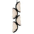 CWI Lighting Moon Integrated LED in Black Mini Pendant Model: 1715P8-4-101